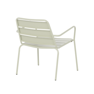 Метален градински стол SAKI - светлосив