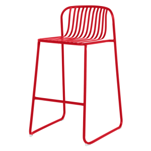 Кетъринг бар стол KISI - червен