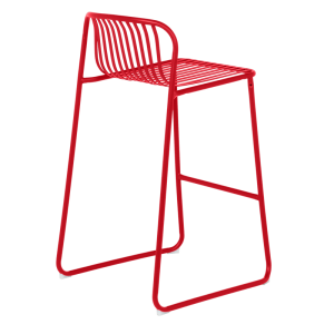 Кетъринг бар стол KISI - червен