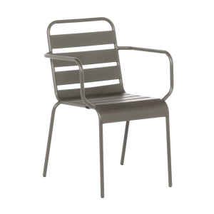 Метален градински стол INISA - капучино