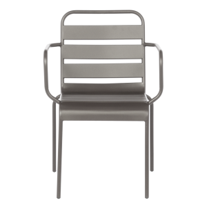 Метален градински стол INISA - капучино