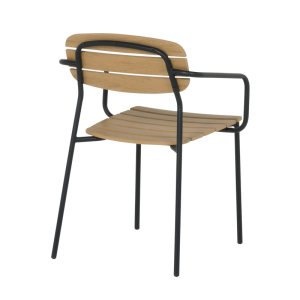 Метален градински стол YOBE - бук