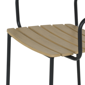 Метален градински стол YOBE - бук