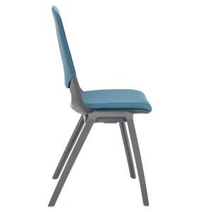 Посетителски стол LIMBER - син