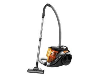 Прахосмукачка Rowenta RO3753EA, Compact Power (black/orange) - 750W, ACAA, parquet