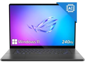 Лаптоп Asus ROG Zephyrus 16,GU605CR-QR118W, INTEL ARL H Core Ultra 9,16.0 OLED WQXGA (2560X1600) 16:10 400nits(HDR 500nits) Glare , 240 Hz,LPDDR5X 32GB ( onbd) ,1TB G4,RTX5070 Ti 12GB,Wi-Fi 7 ,Backlit Chiclet Keyboard 1-Zone RGB, Windows 11,Eclipse Gray, 