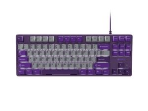 Клавиатура Fury Gaming Keyboard Kanabo K2, US layout, White backlight, Mechanical, Grey-Violet