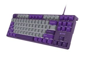 Клавиатура Fury Gaming Keyboard Kanabo K2, US layout, White backlight, Mechanical, Grey-Violet