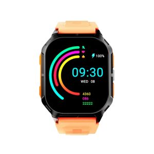 Часовник HiFuture Ultra 3 Black Orange, 2.0" IPS, 240x296, Bluetooth Call, IP68 Waterproof, 24/7 True Heart Rate & Blood Oxygen Sensor, Up to 7 days daily use, 100+ Sports Mode