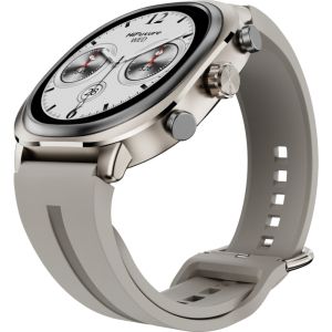 Часовник HiFuture AIX Lite Champagne Gold,  1.43" AMOLED,  466*466, Powered by Dual Core & Syntra AI, Bluetooth Call, 1ATM Waterproof, Sixth Generation Health Sensor, Up to 10 days daily use, Extra Fabric Strap inbox