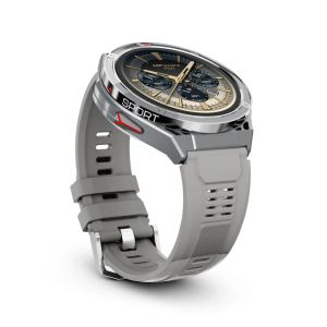 Часовник HiFuture Active Silver, *1.43"  AMOLED, Dual Band GPS +Compass + Altimeter 466*466, Powered by Dual Core & Syntra AI, Bluetooth Call, 5ATM Waterproof, 24/7 True Heart Rate & Blood Oxygen Sensor, Up to 10 days daily use