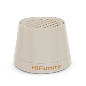 Тонколони HiFuture Mega S Latte, Bluetooth 5.4, MagSafe, 5W Output, Built-in MIC support Handsfree, Pair to Play (TWS Mode), Up to 10 Hours Playtime, Wireless Charge (7.5W-15W), Phone Holder