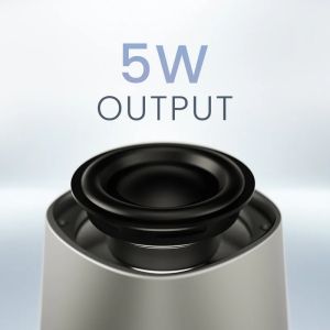 Тонколони HiFuture Mega S Silver Grey, Bluetooth 5.4, MagSafe, 5W Output, Built-in MIC support Handsfree, Pair to Play (TWS Mode), Up to 10 Hours Playtime, Wireless Charge (7.5W-15W), Phone Holder