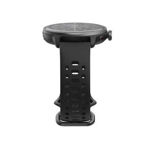 Часовник HiFuture Vela Black, 1.43" AMOLED , GPS +Compass + Altimeter, 466*466, Support Local Music(100M Space), Support AI Coach for Training, Powered by Dual Core, Bluetooth Call, 5ATM Waterproof,  24/7 True Heart Rate & Blood, Oxygen Sensor, Up to 10da