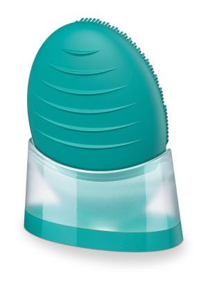 Уред за лице Beurer FC 52 Laguna silicone facial brush, 2-in-1 function - deep-pore cleansing & gently massage, Vibration technology, 15 intensities, Water-resistant, USB-C charging cable