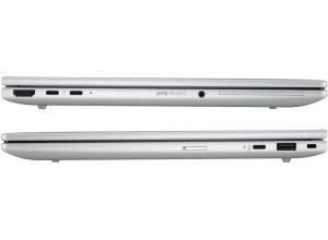 Лаптоп HP EliteBook 8 G1i AI 13" Pike Silver, Ultra 7-255U(up to 5.2GH/12MB/12C), 13.3" WUXGA AG 400nits, 32GB On-board, 1TB PCIe SSD, WiFi 7 + BT 5.4, Backlit Kbd, FPR, Smart Card Reader, 3C Batt, Win 11 Pro, 3Y Offsite