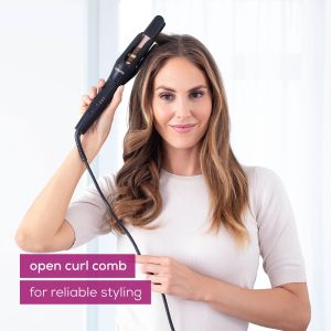 Маша Beurer HT 75 Automatic Hair Curler, 4-way ion outlet, 3 temperature settings: 170, 190, 210°C, Ceramic and tourmaline-coated, Smart timer