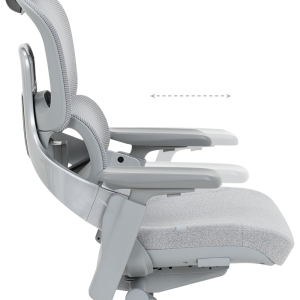 Ергономичен стол METZ - сив