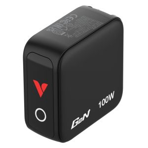 Зарядно устройство Verbatim Mini GaN Charger 100W with Display