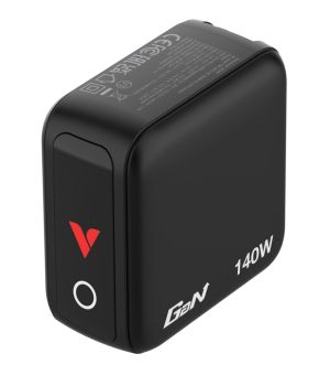 Зарядно устройство Verbatim Mini GaN Charger 140W with Display
