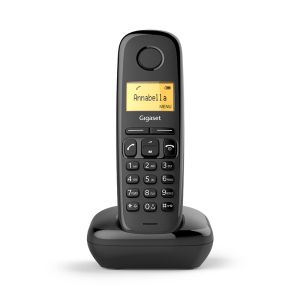 Безжичен DECT телефон Gigaset A170 - черен