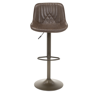 Бар стол PORUS - кафяв