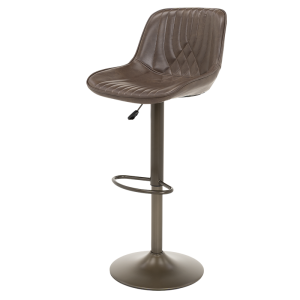 Бар стол PORUS - кафяв