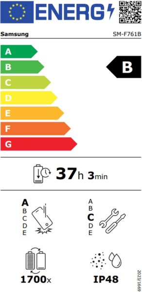 Мобилен телефон Samsung SM-F761 GALAXY Flip7 FE 5G 128GB 8GB RAM Dual SIM White
