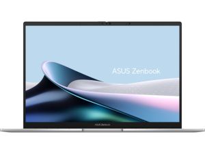 Лаптоп Asus Zenbook UX3405CA-ST787X, Intel Ultra 9 285H 2.9 GHz (24MB Cache, up to 5.4 GHz, 16 cores, 16 Threads), 14.0 OLED WQXGA+(WQ+) 2880X1800 16:10 Bend+500nits Glare , 120 Hz, LPDDR5X 32GB ( on board ),1TB  SSD G4, Windows 11 Pro,Foggy Silver