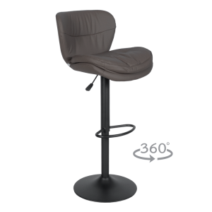 Бар стол MORANT - тъмнокафяв