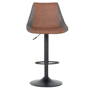 Бар стол GROVE - червен-кафяв