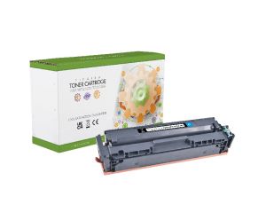 Tонер касета Static Control Cyan Canon CRG-075H SUPER PREMIUM Съвместим консуматив, голям капацитет 2 500 стр.