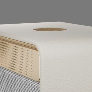 Тонколони HiFuture Passion X Latte,  100W Output (Max.Power), Built-in Powerful DSP with DynaBoost Technology, Crafted Wood Cabin, Wireless 5.4, Two-Way Full Range Speaker System, Built-in 8000mAh High-Performance Battery System, Pair to Stereo Sound Syst