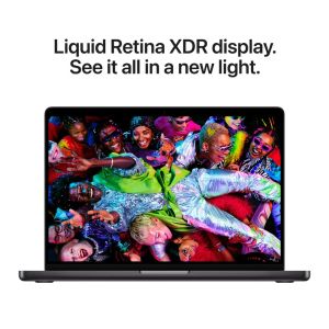 Лаптоп Apple 14-inch MacBook Pro: Apple M5 chip with 10-core CPU and 10-core GPU, 16GB, 1TB SSD - Space Black