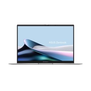 Лаптоп Asus Zenbook UX3405CA-ST1109NA, Intel Ultra 9 285H 2.9 GHz (24MB Cache, up to 5.4 GHz, 16 cores, 16 Threads), 14.0 OLED WQXGA+(WQ+) 2880X1800 16:10 Bend+500nits Glare , 120 Hz, LPDDR5X 32GB ( on board ),1TB  SSD G4, No OS , Foggy Silver, no adapter