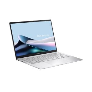 Лаптоп Asus Zenbook UX3405CA-ST1109NA, Intel Ultra 9 285H 2.9 GHz (24MB Cache, up to 5.4 GHz, 16 cores, 16 Threads), 14.0 OLED WQXGA+(WQ+) 2880X1800 16:10 Bend+500nits Glare , 120 Hz, LPDDR5X 32GB ( on board ),1TB  SSD G4, No OS , Foggy Silver, no adapter