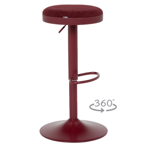 Бар стол BARACO - червен