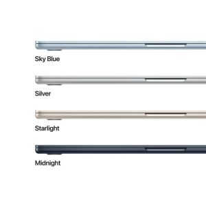Лаптоп Apple MacBook Air 15.3: Apple M5 chip with 10-core CPU and 10-core GPU, 16GB, 1TB SSD - Starlight