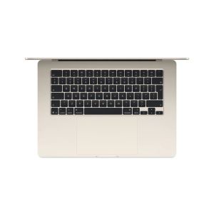 Лаптоп Apple MacBook Air 15.3: Apple M5 chip with 10-core CPU and 10-core GPU, 24GB, 1TB SSD - Starlight