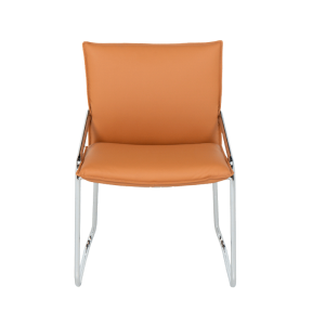 Посетителски стол Carmen 1144 - оранжев