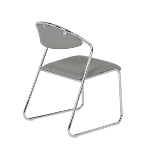 Посетителски стол 1145 - сив