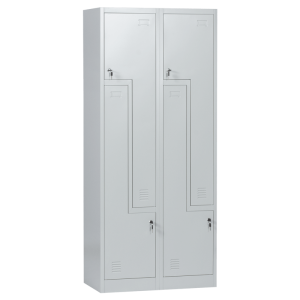 Метален шкаф Carmen CR-1280 J - сив