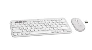 Комплект Logitech Pebble 2 Combo - TONAL WHITE - US INT'L - 2.4GHZ/BT - N/A - INTNL-973 - UNIVERSAL