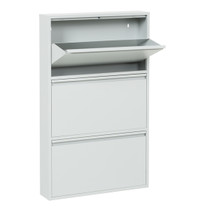 Метален шкаф за обувки Carmen CR-1228 E J - сив