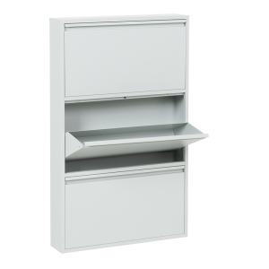 Метален шкаф за обувки Carmen CR-1228 E J - сив