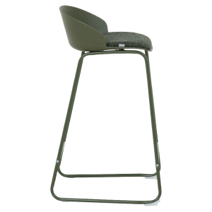 Бар стол TOLOSA - тъмнозелен