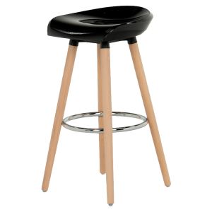 Бар стол ERIDU - черен