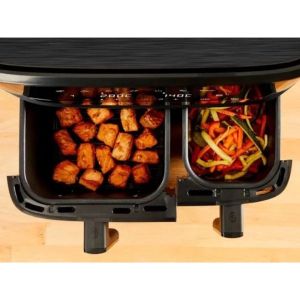 Уред за здравословно готвене Tefal EY901N10 Dual Easy Fry Essential Blk