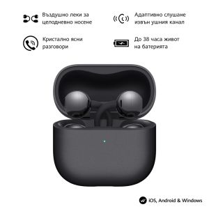 Слушалки Huawei FreeClip 2 Robin-T10 Black