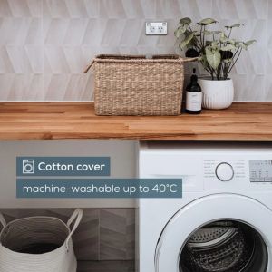 Термоподложка Beurer HK 26 Heat Pad; 3 Illuminated temperature settings; Auto switch-off after 90 min;Cotton cover washable on 40°; BSS;40(L)x30(W) cm; white-grey